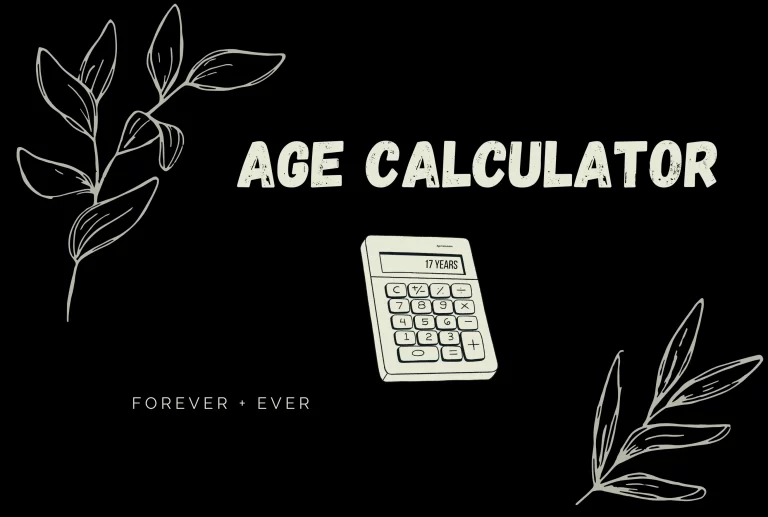 Advanced Age Calculator & Comparison Tool Free in 2023